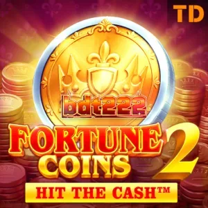 Fortune Coins 2 স্লট গেমের ইন্টারফেস এবং কয়েন সংগ্রহের দৃশ্য